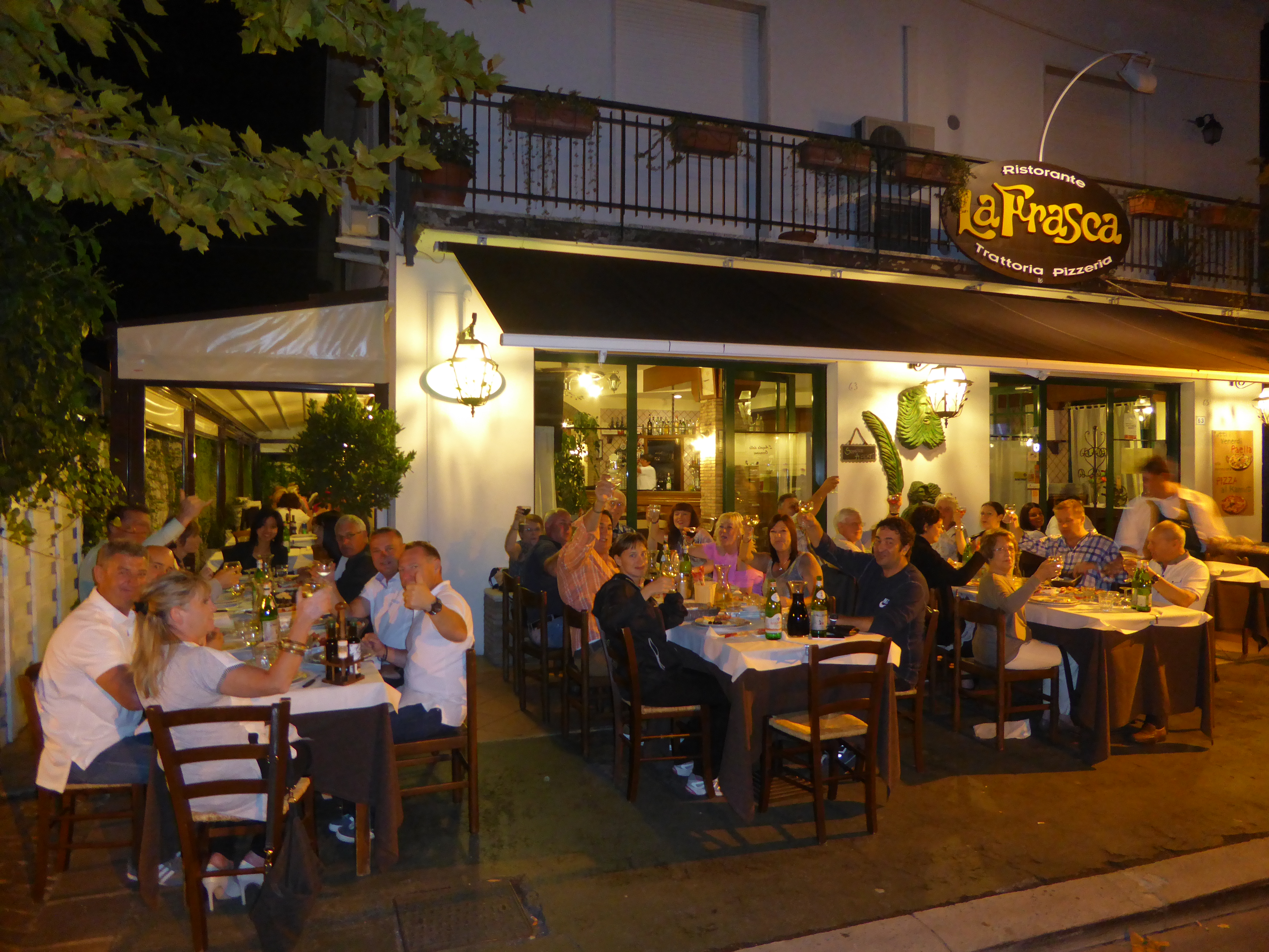 Sunday dinner at our favourite trattoria