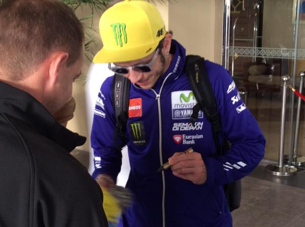 [ID: 15080] Rossi is at our hotel... (credit: Pole Position Travel)