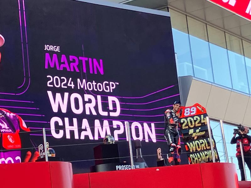 Jorge Martin makes history as an independent world champion!