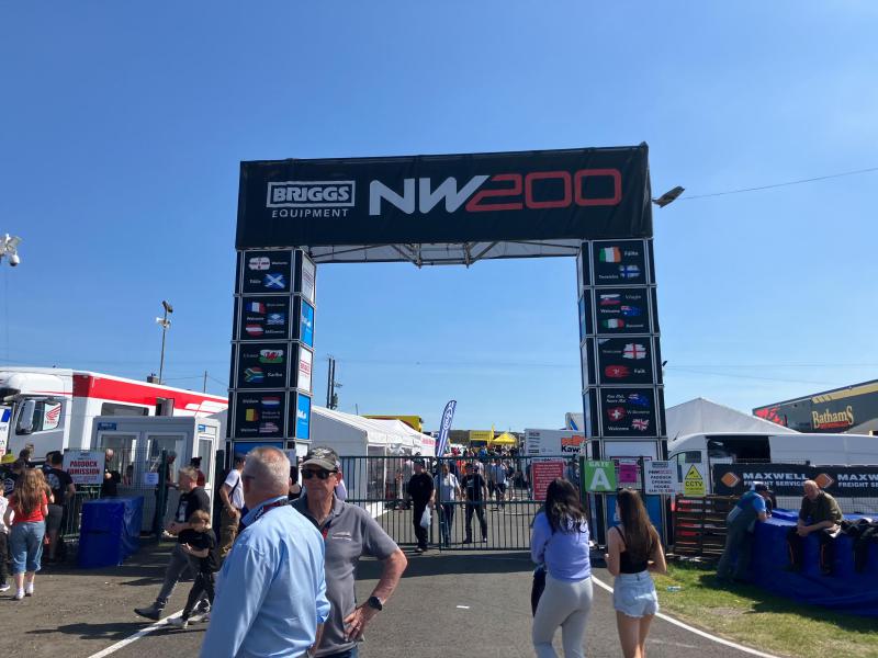 NW200 paddock