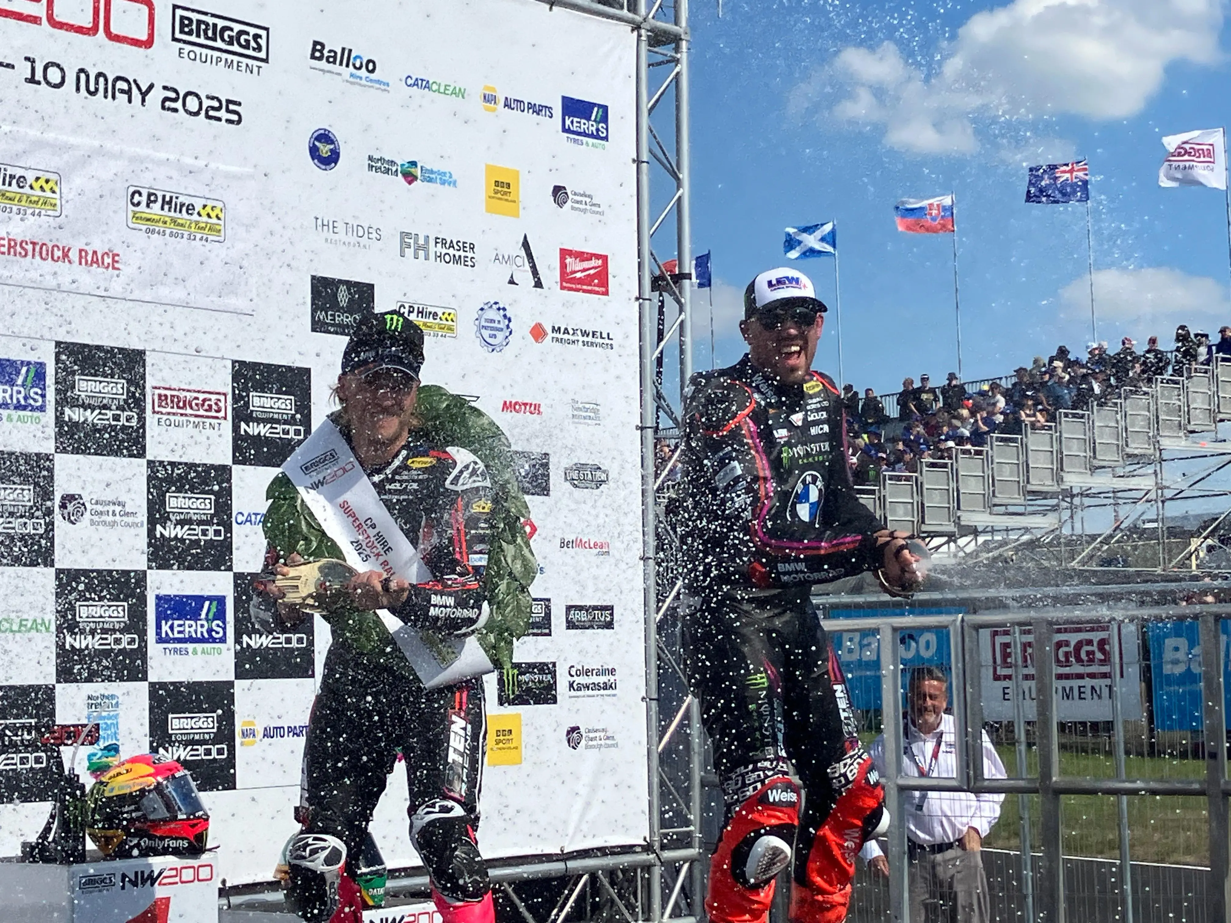 Superstock podium