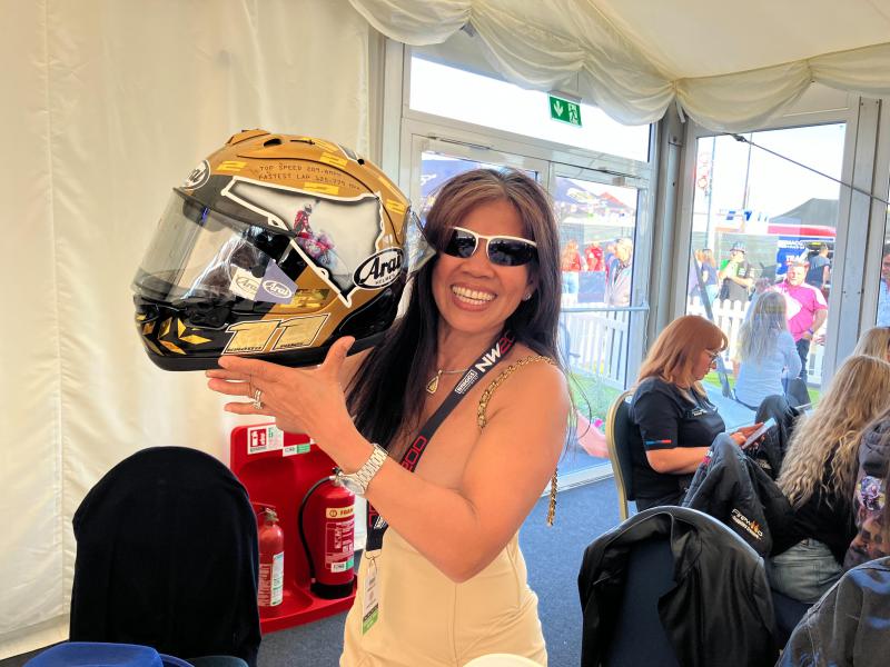 [ID: 24091] Post racers at the VIP (credit: Pole Position Travel)