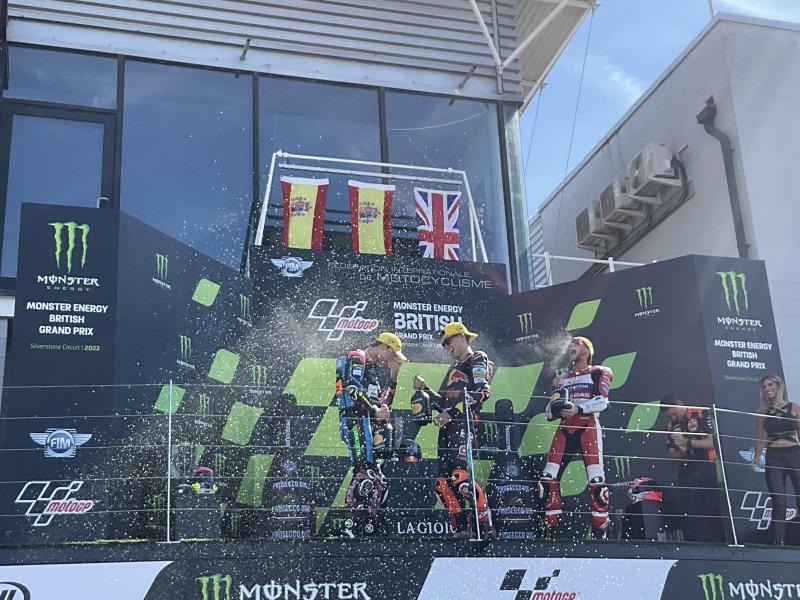 Jake hits the Moto2 Podium in the British MotoGP!