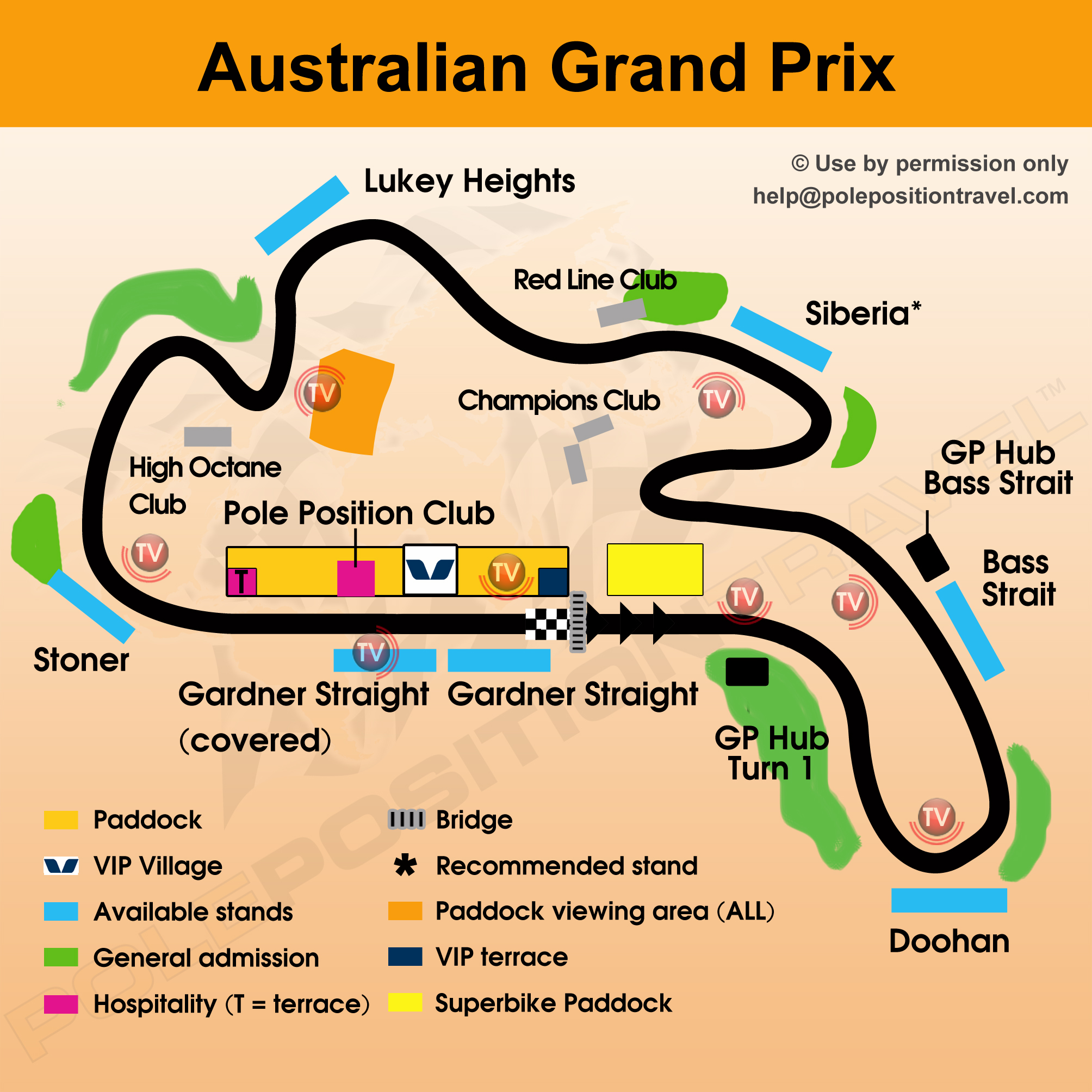 Australian Grand Prix Map