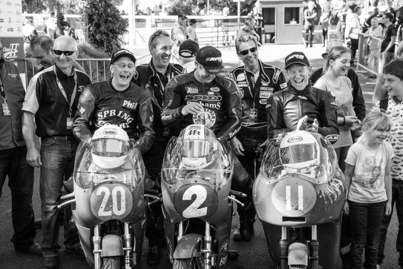Our Platinum customers not only get an awesome ride in the course car, but can attend parc ferme to congratulate the old timers! :-)