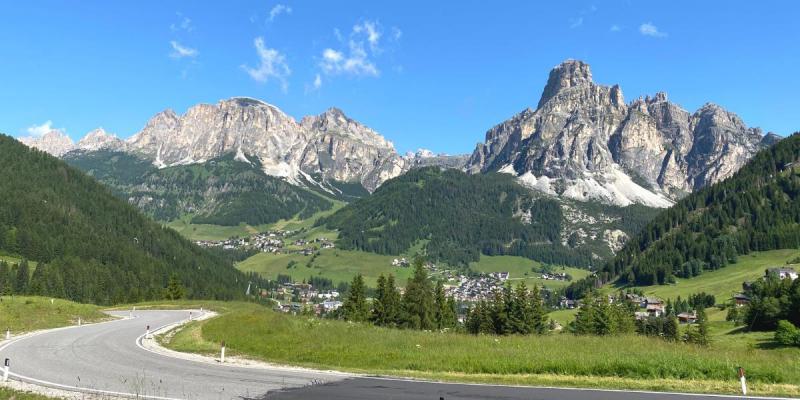 The stunning scenery of the Italian Dolomiti