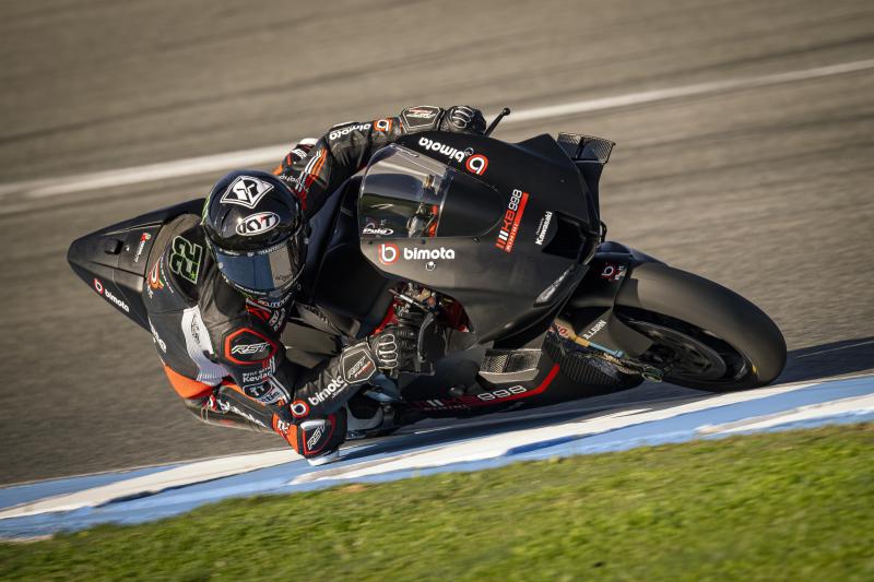 Alex Lowes in action on the new Bimota