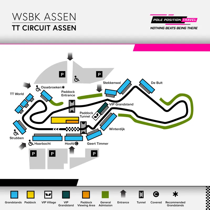 TT Assen 2026 Circuit orientation diagramme
