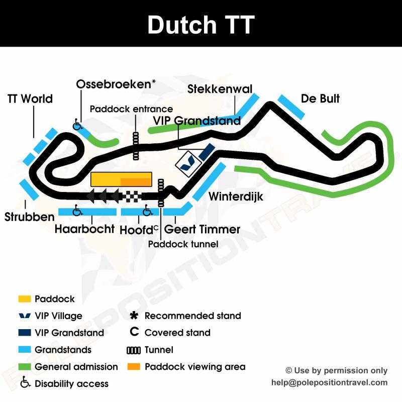 TT Assen 2022 Circuit map