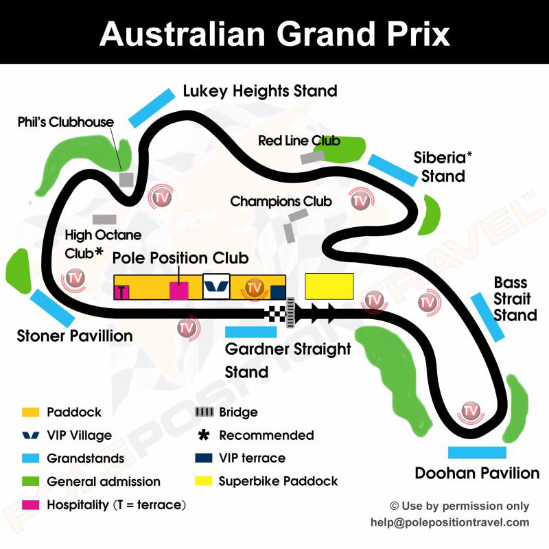 Australian Motorcycle Grand Prix 2024 Circuit map