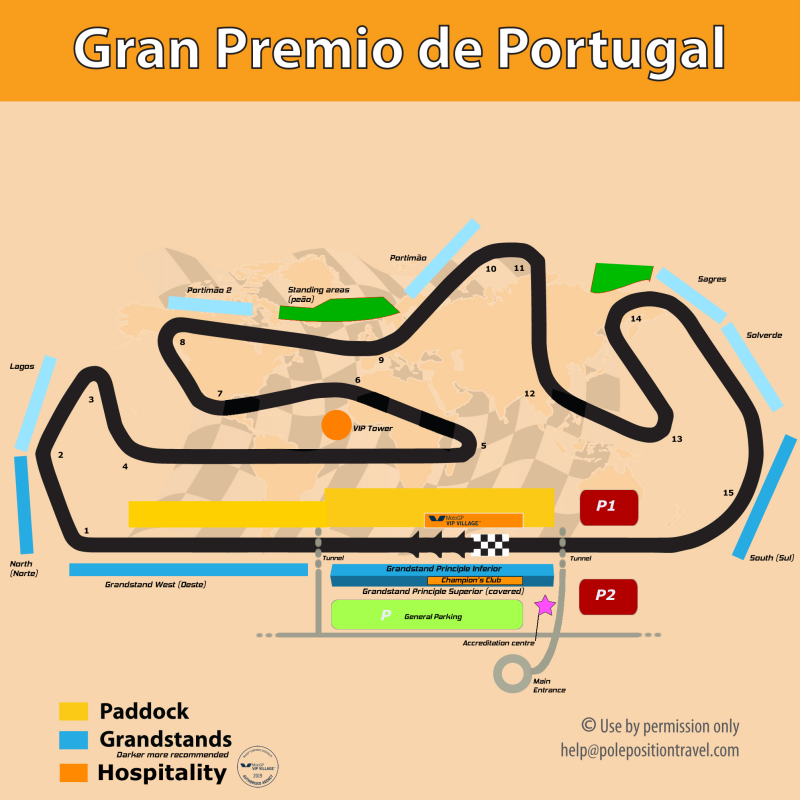 Grand Prix of Portugal 2023 Circuit map