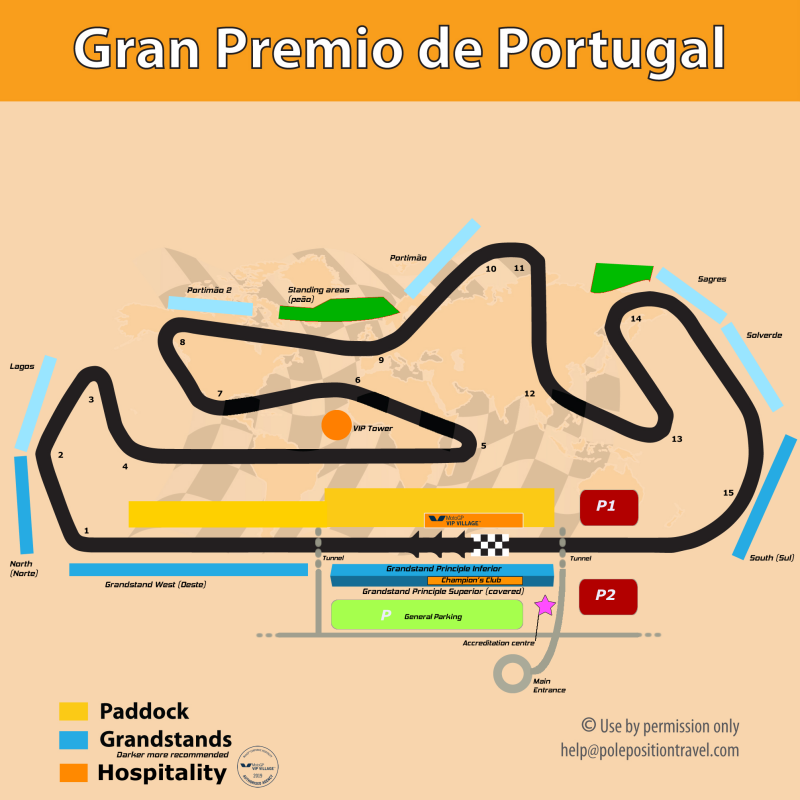 Grand Prix of Portugal 2025 Circuit map