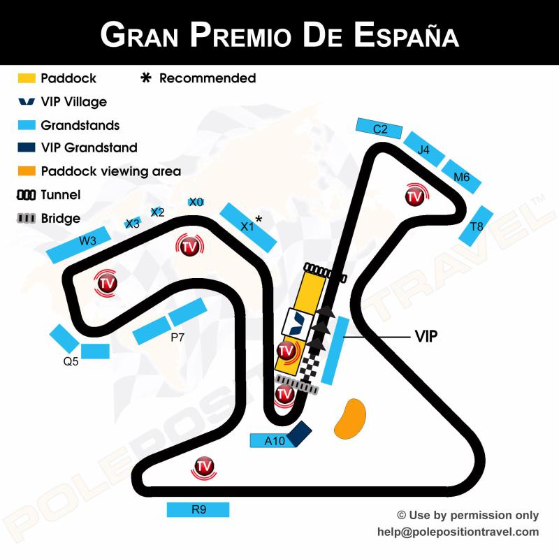 Gran Premio De España 2023 Circuit map