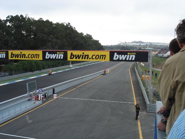 The fearsome main straight