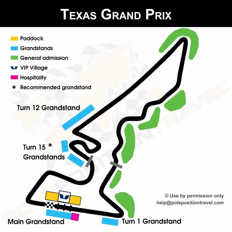 Grand Prix of The Americas 2023 Circuit map