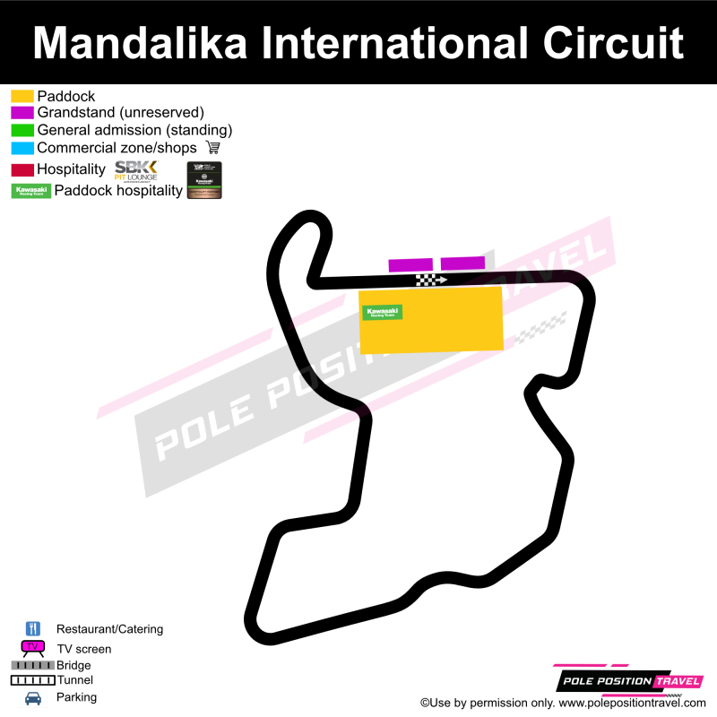 Indonesian Grand Prix 2023 Circuit map